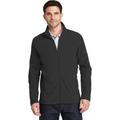 Port Authority F233 Summit Fleece Full-Zip Jacket in Black size XS