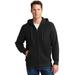 Sport-Tek F282 Super Heavyweight Full-Zip Hooded Sweatshirt in Black size XS | Polyester