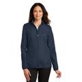 Port Authority L344 Women's Zephyr Full-Zip Jacket in Dress Blue Navy size Small | Polyester