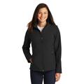 Port Authority L317 Women's Core Soft Shell Jacket in Black size 4XL | Polyester/Spandex Blend