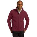 Port Authority J317 Core Soft Shell Jacket in Maroon size 2XL | Polyester/Spandex Blend