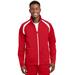 Sport-Tek JST90 Tricot Track Jacket in True Red/White size 3XL | Polyester