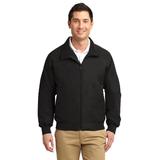 Port Authority J328 Charger Jacket in True Black size Small | Fleece