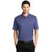 Port Authority K542 Heathered Silk Touch Performance Polo Shirt in Royal Blue Heather size Medium | Polyester