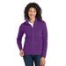 Port Authority L223 Women's Microfleece Jacket in Amythyst Purple size XL