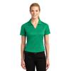 Sport-Tek L469 Women's Dri-Mesh V-Neck Polo Shirt in Kelly Green size Large | Polyester