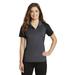 Sport-Tek LST652 Women's Colorblock Micropique Sport-Wick Polo Shirt in Iron Gray/Black size Medium | Polyester