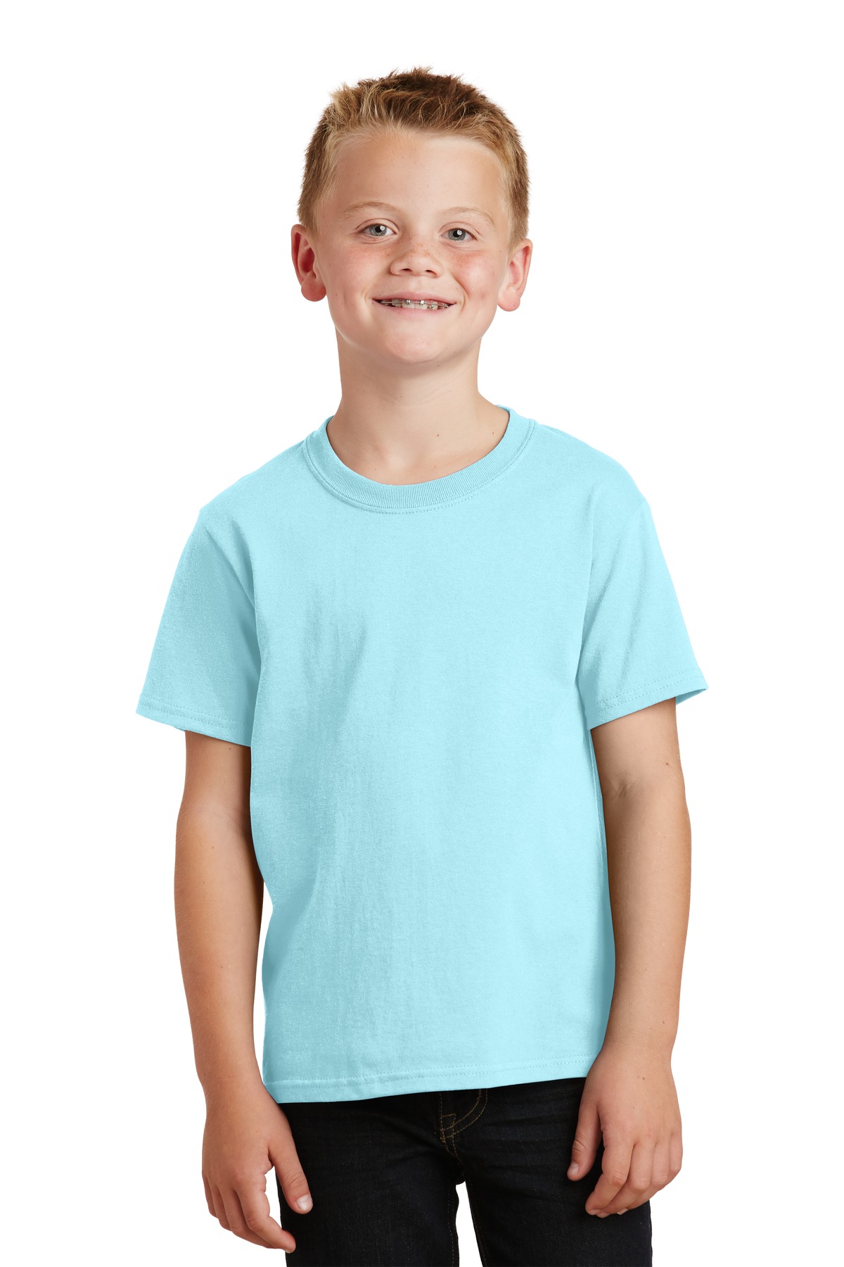 Port & Company PC099Y Youth Beach Wash Garment-Dyed Top in Glacier size XL | Cotton