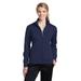 Sport-Tek LST241 Women's Sport-Wick Fleece Full-Zip Jacket in Navy Blue size XS