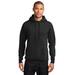 Port & Company PC78H Core Fleece Pullover Hooded Sweatshirt in Jet Black size Medium | Cotton/Polyester Blend