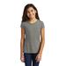 District DT130YG Girls Perfect Tri Top in Grey Frost size Large | Triblend