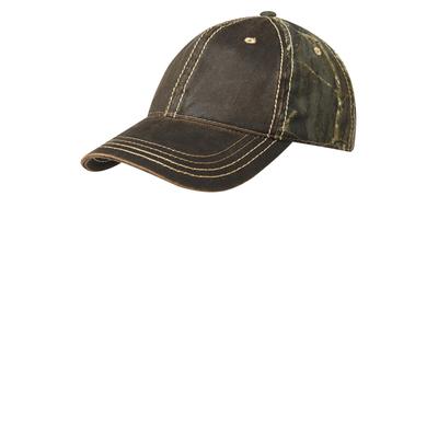 Port Authority C819 Men's Pigment Print Camouflage Cap in Mossy Oak New Break-Up size OSFA | Cotton/Polyester Blend