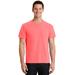 Port & Company PC099 Men's Beach Wash Garment-Dyed Top in Neon Coral size Medium | Cotton