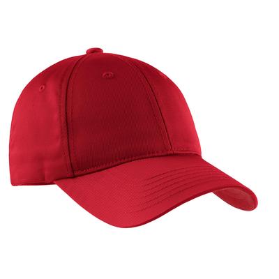 Sport-Tek YSTC10 Youth Dry Zone Nylon Cap in True Red size OSFA | Cotton/Nylon Blend