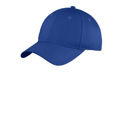 Port & Company YC914 Youth Six-Panel Unstructured Twill Cap in Royal Blue size OSFA | Cotton