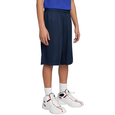 Sport-Tek YST355 Youth PosiCharge Competitor Short in True Navy Blue size XL | Polyester