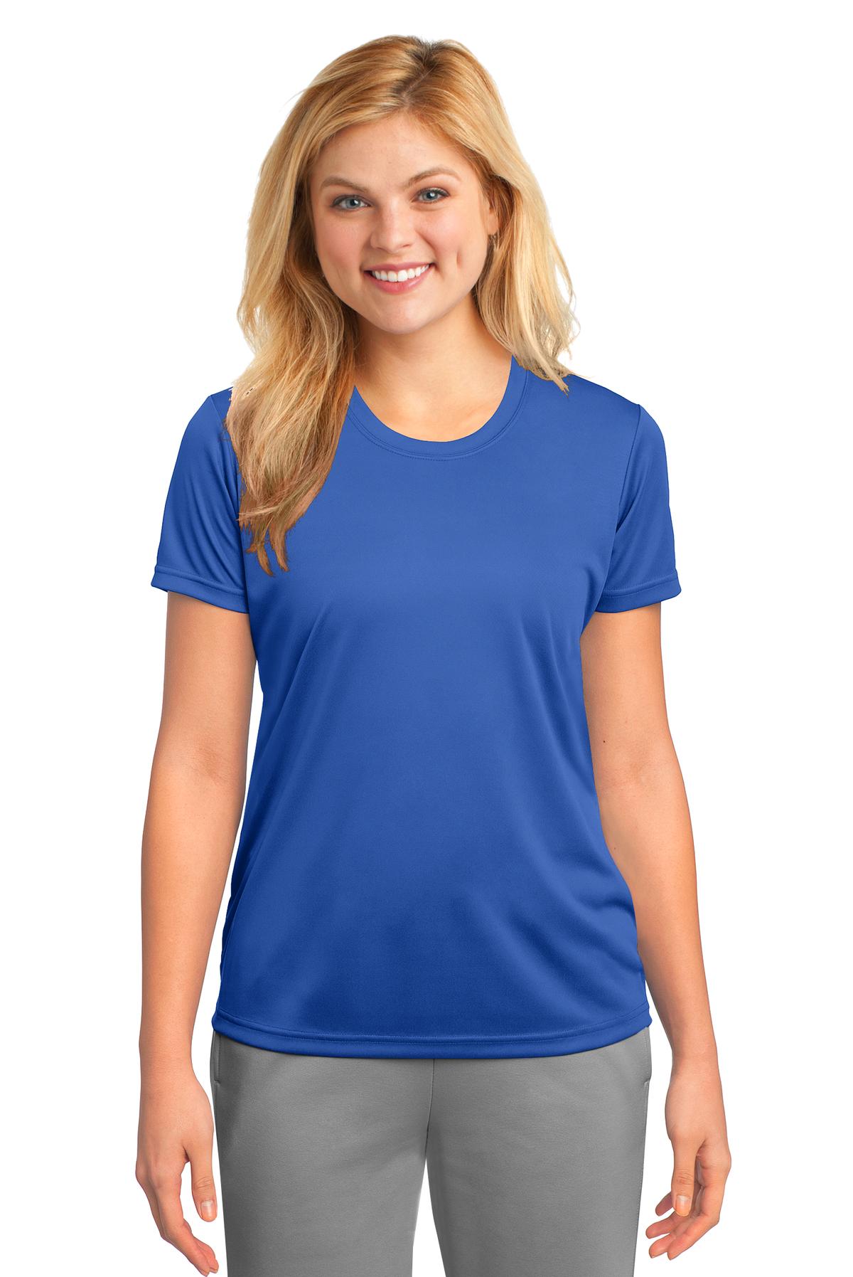 Port & Company LPC380 Women's Performance Top in Royal Blue size 2XL | Polyester