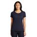 Sport-Tek LST450 Women's PosiCharge Competitor Cotton Touch Scoop Neck Top in True Navy Blue size Medium | Polyester