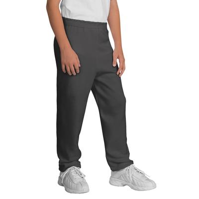 Port & Company PC90YP Youth Core Fleece Sweatpant in Charcoal size Large