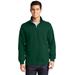 Sport-Tek ST253 1/4-Zip Sweatshirt in Forest Green size Medium | Fleece