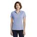 Port Authority LK582 Women's Poly Oxford Pique Polo Shirt in True Royal Blue size Small | Polyester