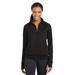 Sport-Tek LST885 Women's NRG Fitness Jacket in Black size Large | Polyester/Spandex Blend