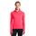 Sport-Tek LST850 Athletic Women's Sport-Wick Stretch 1/4-Zip Pullover Top in Hot Coral size 4XL | Polyester/Spandex Blend