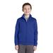 Sport-Tek YST241 Youth Sport-Wick Fleece Full-Zip Jacket in True Royal Blue size Large
