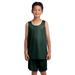 Sport-Tek YST500 Athletic Youth PosiCharge Classic Mesh Reversible Tank Top in Forest Green size Medium