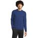 Sport-Tek ST710 Exchange 1.5 Long Sleeve Crew T-Shirt in True Royal Blue Heather size XS | Polyester/Spandex Blend