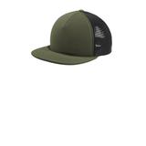 Port Authority C937 Flexfit 110 Foam Outdoor Cap in Army Green/Black size OSFA | Polyester/Spandex Blend
