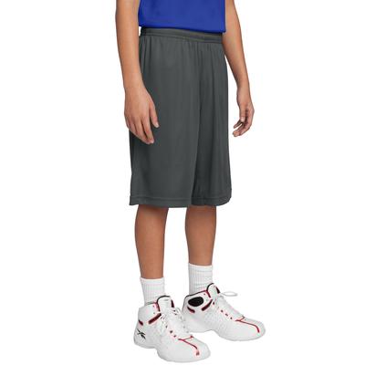 Sport-Tek YST355 Youth PosiCharge Competitor Short in Iron Grey size Medium | Polyester