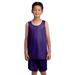 Sport-Tek YST500 Athletic Youth PosiCharge Classic Mesh Reversible Tank Top in Purple size Small