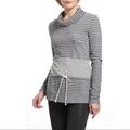 Anthropologie Tops | Anthro Saturday Sunday Striped Cowl Neck Tunic | Color: Blue/Gray | Size: Xs