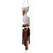 Cohasset Gifts & Garden Mini Pelican Bamboo Wind Chime Wood in Brown | 42 H x 3 W x 3 D in | Wayfair 115PS