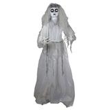 Northlight Seasonal 6' Lighted & Animated Ghost Bride Halloween Decoration Plastic | 72 H x 22 W x 16 D in | Wayfair NORTHLIGHT AR90290