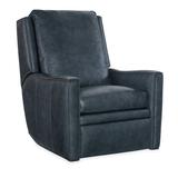 Bradington-Young Davidson 31" Wide Genuine Leather Standard Recliner in Black/Brown | 42.5 H x 31 W x 40.5 D in | Wayfair 7534-906700-84-#9BN-PWB