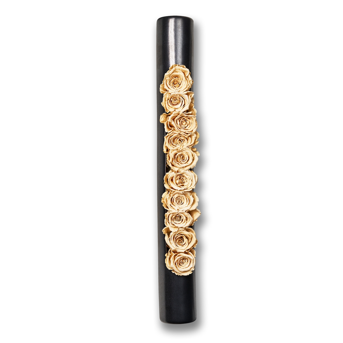 Flowerbox Infinity-Bloom bigTube - anthrazit/champagne - 65x7,5 cm Image