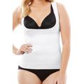 Plus Size Women's Power Shaper Firm Control Wear-Your-Own-Bra Shaper Tank by Secret Solutions in White (Size 5X) Body Shaper