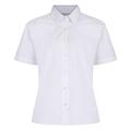 School Uniform 365 Trutex Girls Short Sleeve Non Iron Blouses - Twin Pack, White, 38" (15-16 Years)