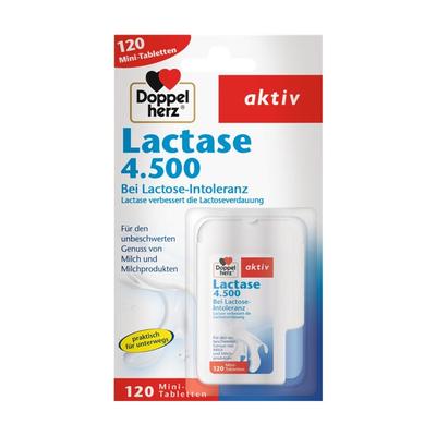 Doppelherz - Lactase 4.500 Tabletten Verdauung 9,6 g