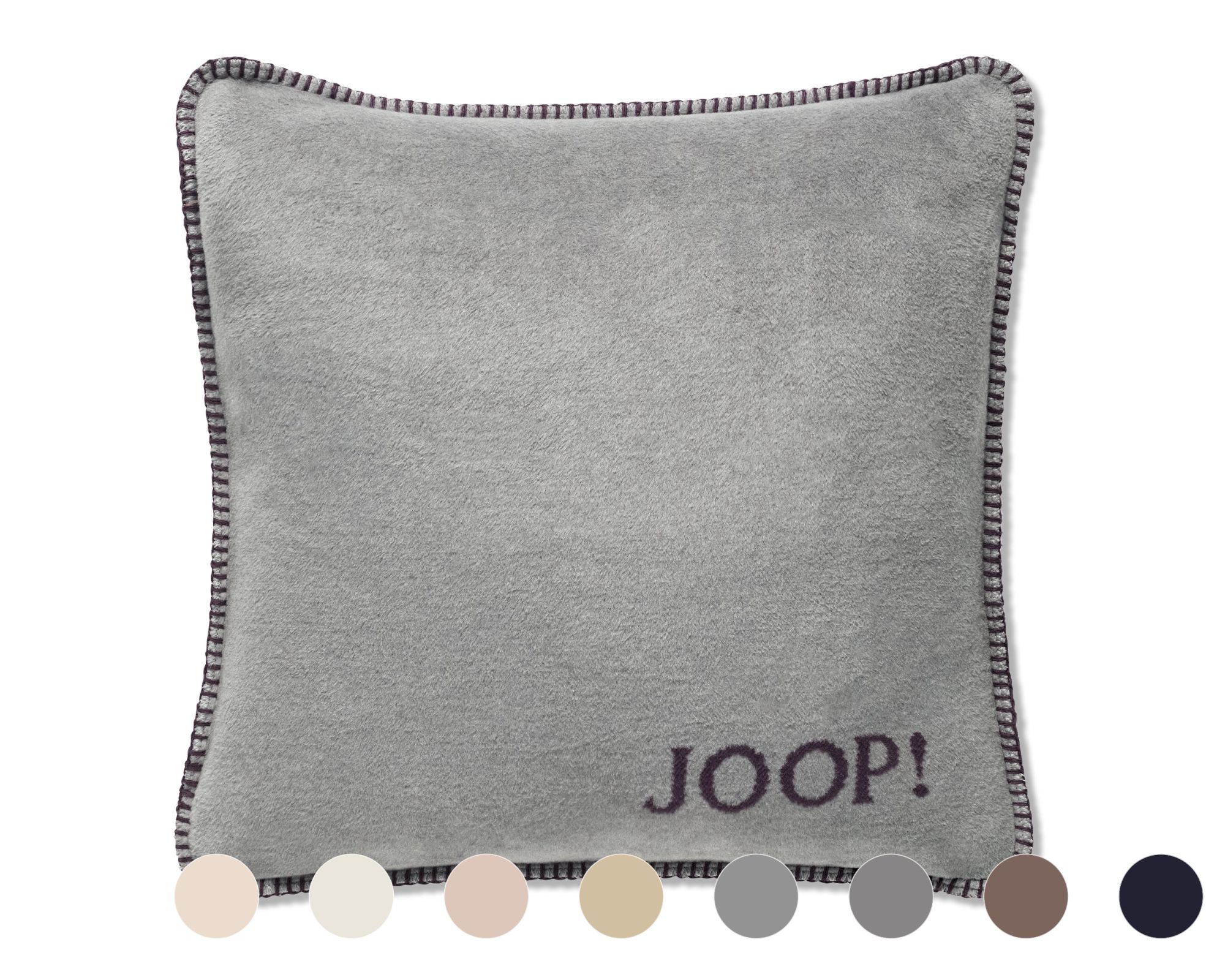 JOOP! »Uni-Doubleface« Kissen mit Füllung Pergament-Sand Image