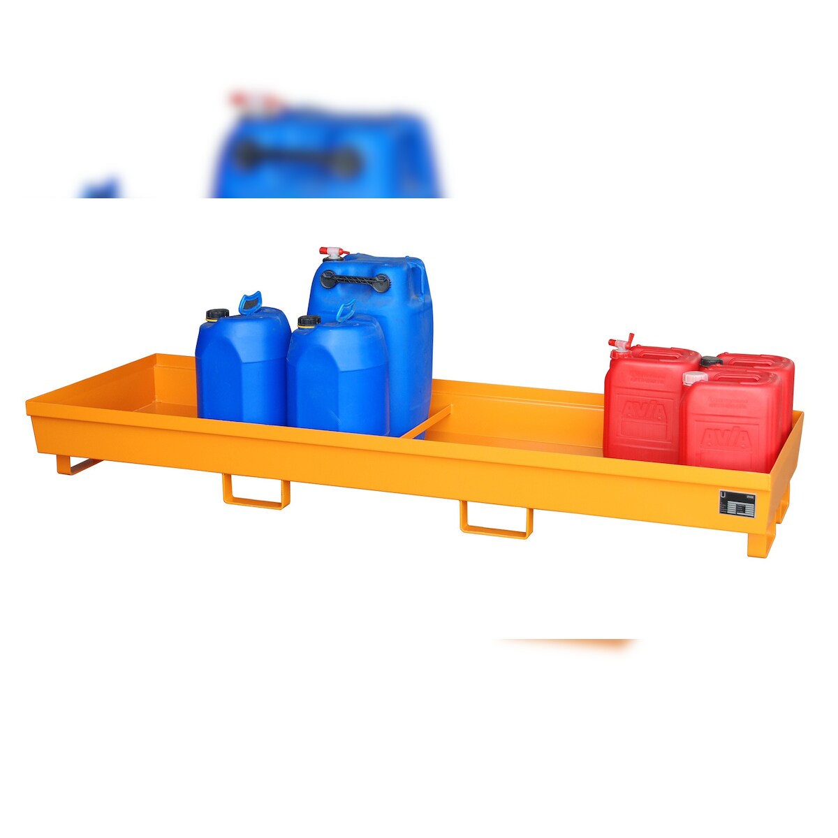 Auffangwanne AO 4 B lackiert RAL2000 Gelborange Umwelt Lagertechnik Image