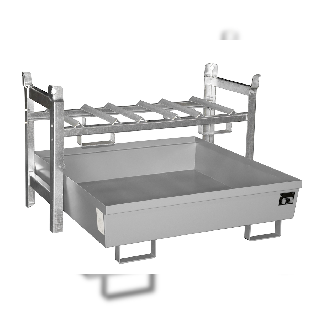 Auffangwanne FRA 3 lackiert RAL7005 Mausgrau Umwelt Lagertechnik Image