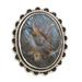 Aurora Garden,'Flower Motif Hand Carved Labradorite Ring'