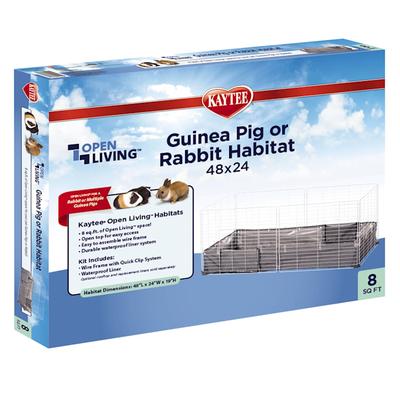 Kaytee 48" L X 24" W Open Pet Living Habitat, 19" H