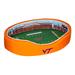 Maroon/Orange Virginia Tech Hokies 38'' x 25'' 8'' Large Stadium Oval Dog Bed