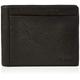 Fossil Men's Neel Leather Bifold Flip ID Wallet - Black - One Size