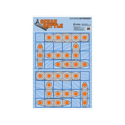 Action Target GS-OCEAN-100 Action Ocean Battle Hanging Paper 23 X 35 Ships