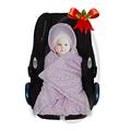 Swaddyl Baby Swaddling Blanket, Footmuff for Prams and Buggies, Maxi Cosi, for Newborns up to 5-Month-Old Infants, For Winter, Made from Minky and Cotton, Made in Europe